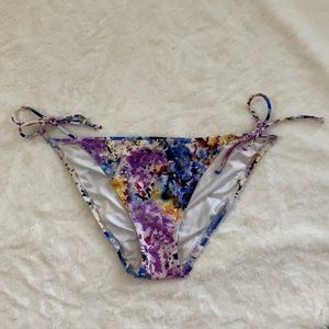 Victoria's Secret colorful abstract floral bikini